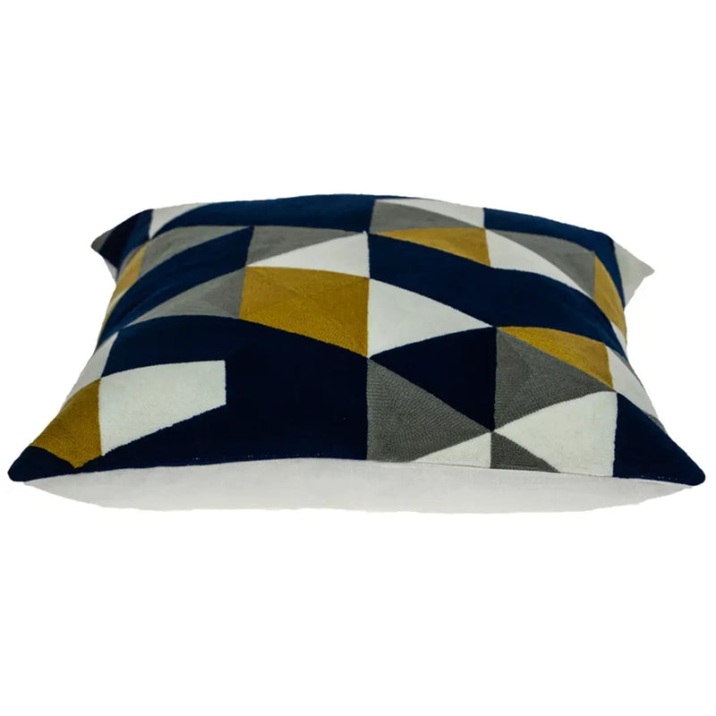 Parkland Collection Tringo Contemporary Multicolor Pillow Cover With Poly Insert Parkland Collection
