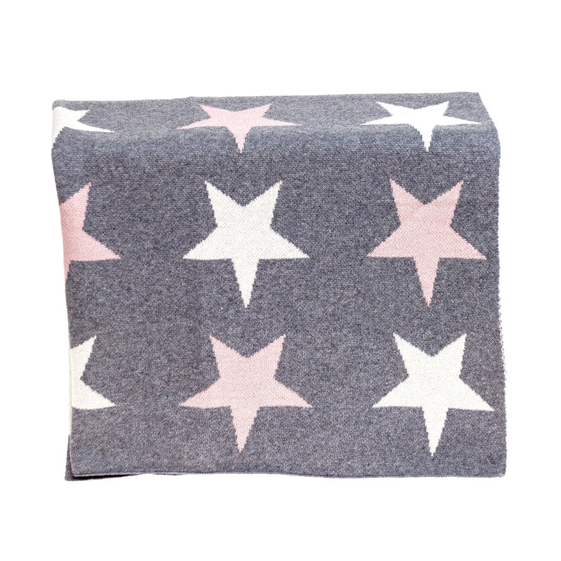 Parkland Collection Twinkle Stars Transitional KNITTED 32" X 40" Baby Blanket Parkland Collection