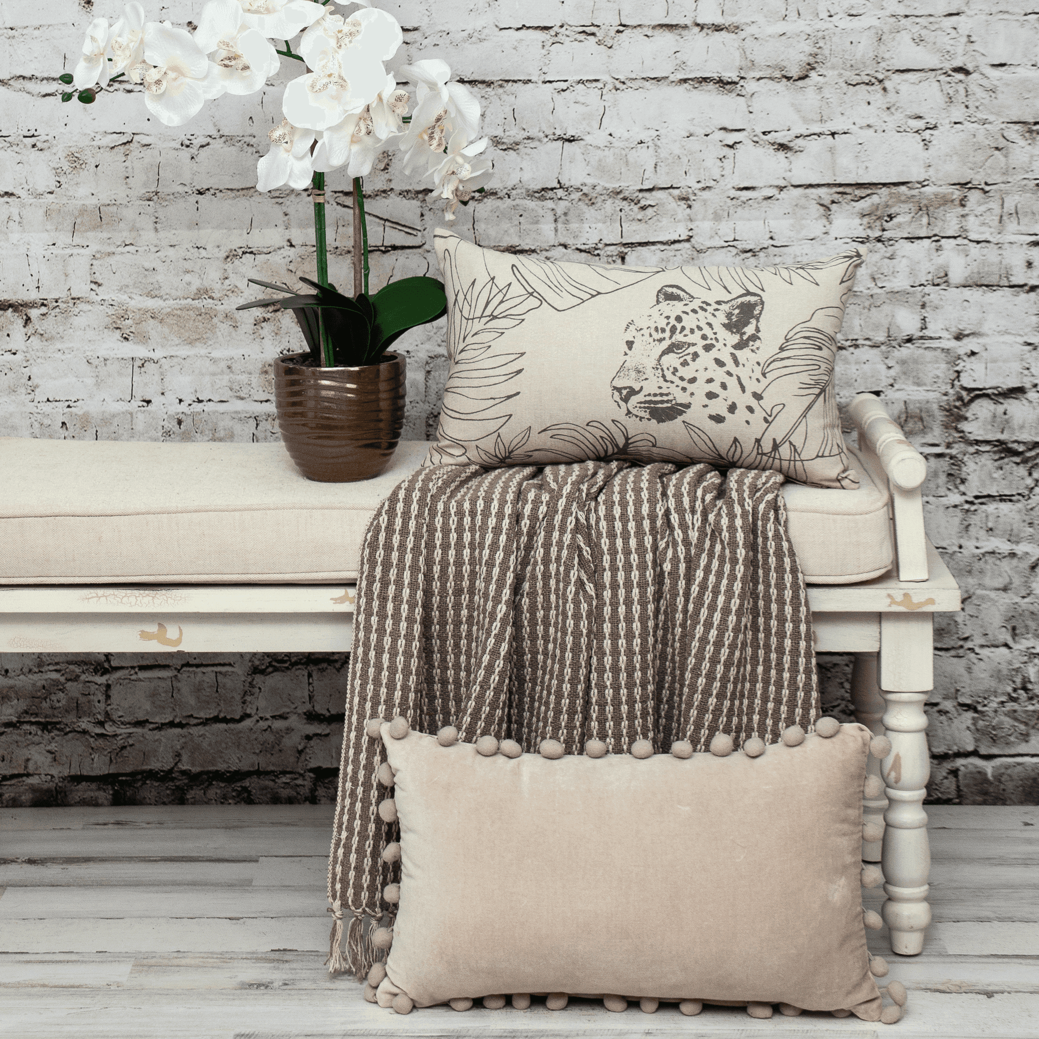 Parkland Collection Ursula Transitional Throw Pillow Parkland Collection