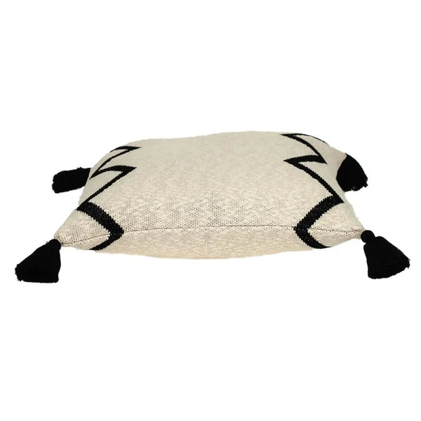 Parkland Collection Zinga Transitional Cream Throw Pillow Parkland Collection