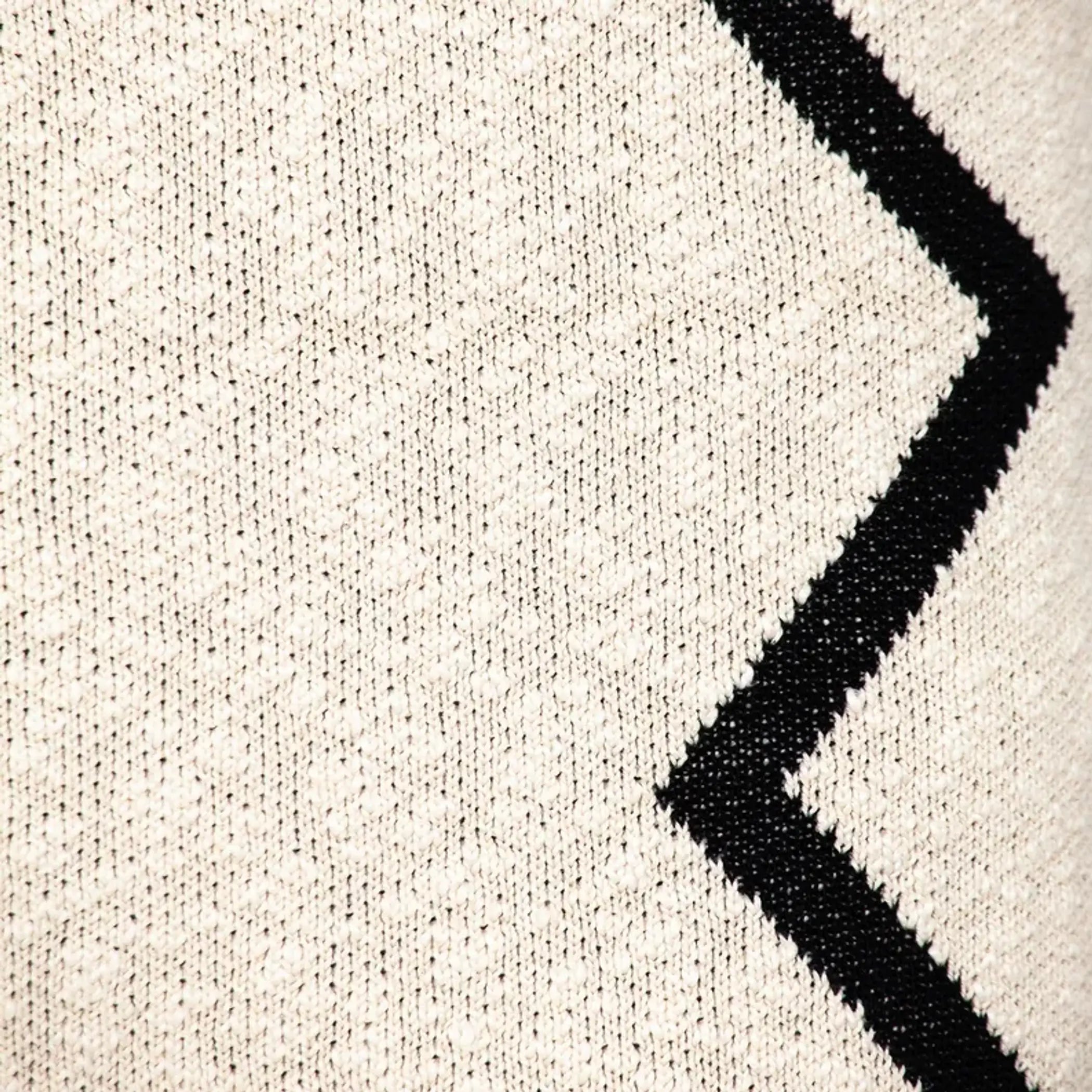 Parkland Collection Zinga Transitional Cream Throw Pillow Parkland Collection