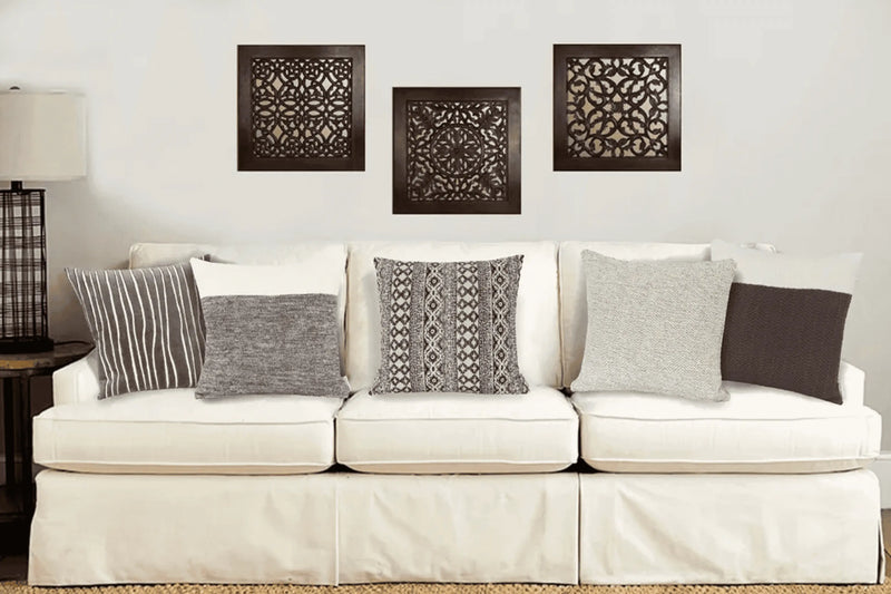 Parkland Collection Zoha Gray Throw Pillow Parkland Collection