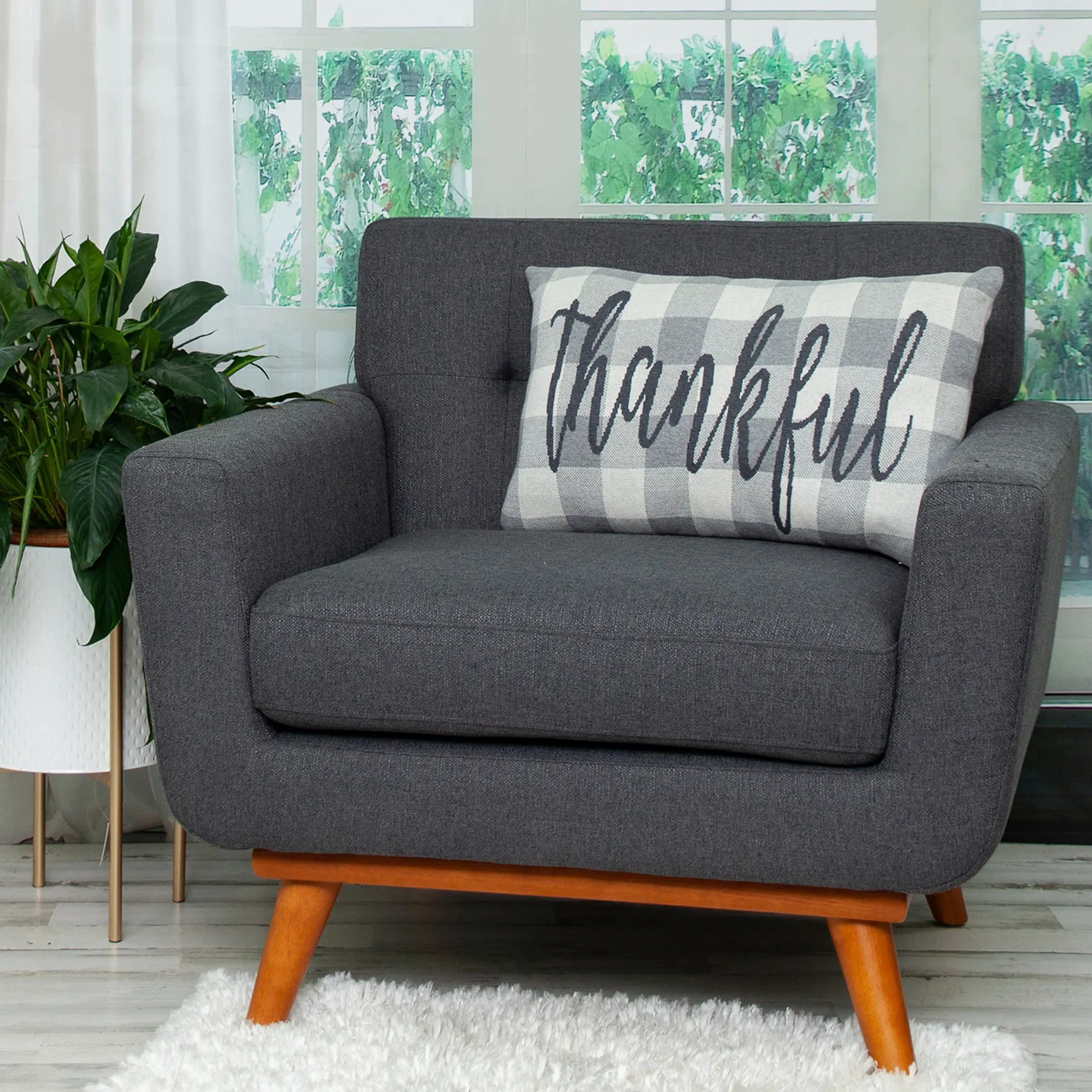 Parkland Collection _Thankful Transitional Throw Pillow Parkland Collection