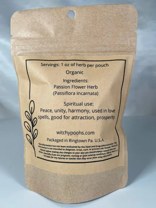 Passion Flower (Passiflora incarnata) Witchy Pooh's Exotic Teas & Herbs
