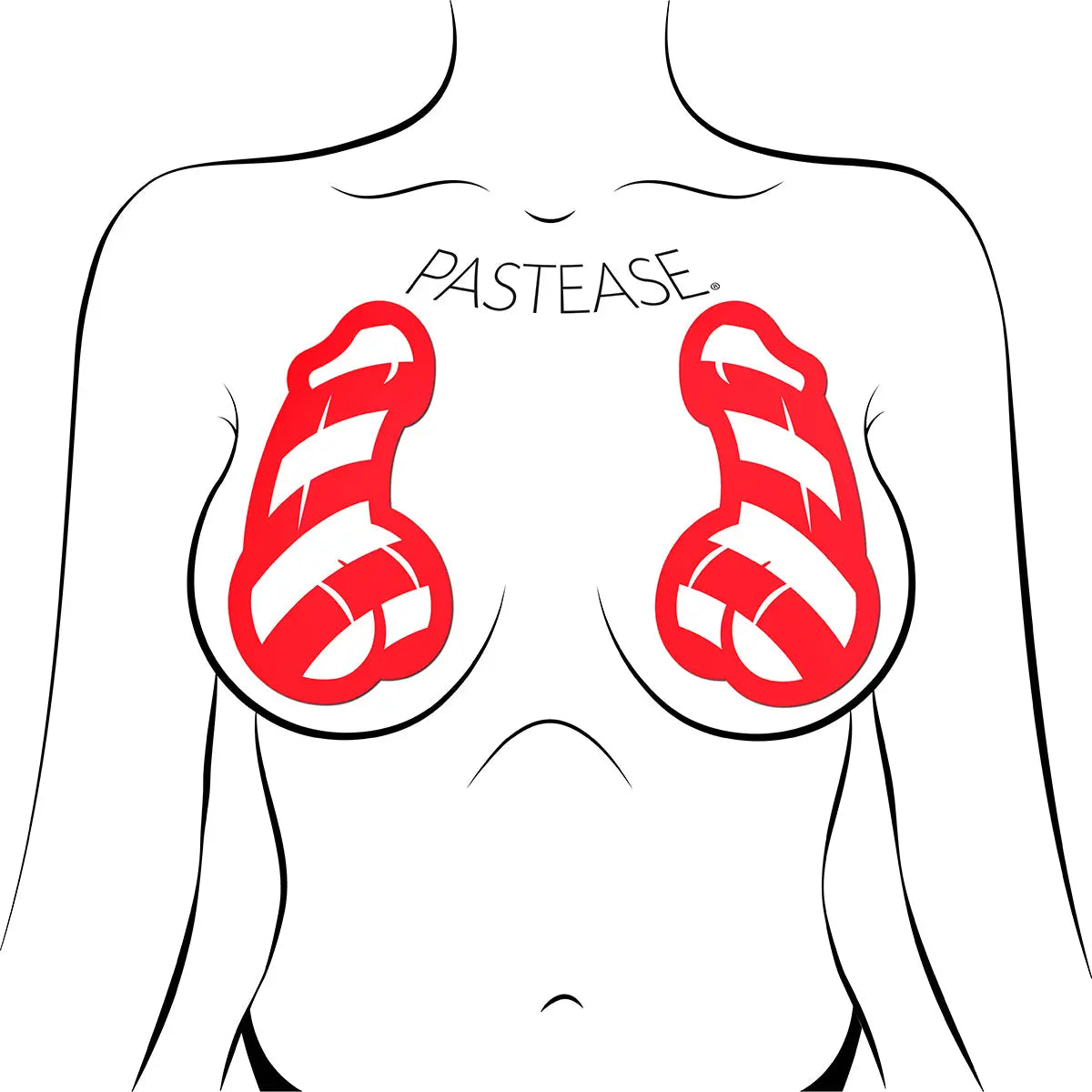 Pastease Candy Cane Penises Pastease