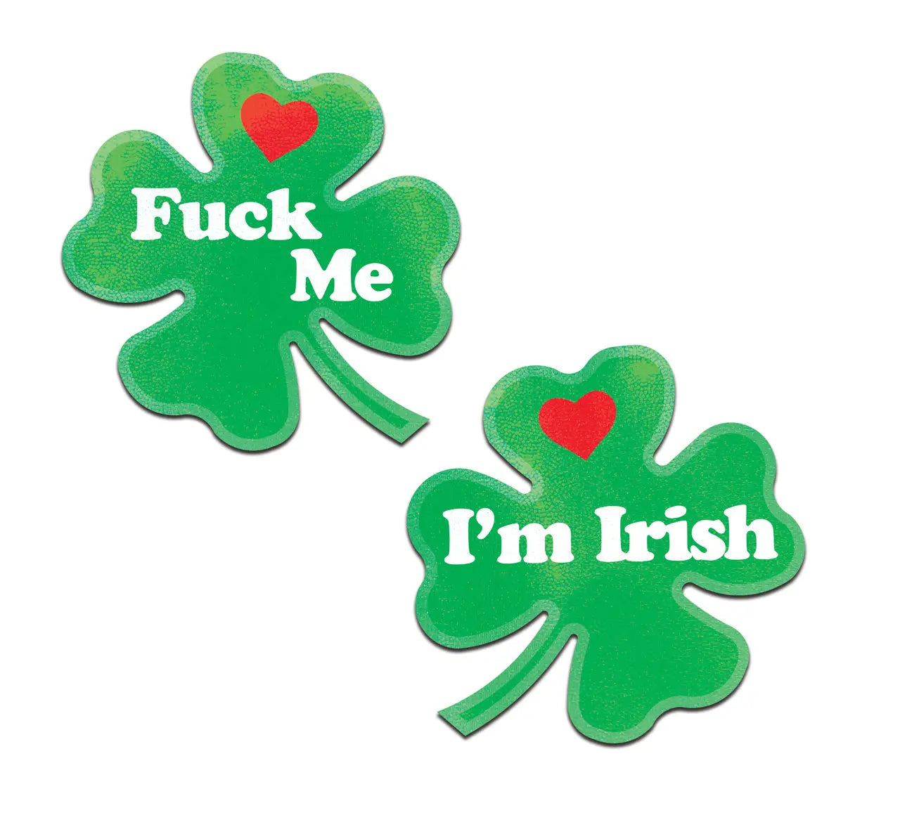 Pastease Clover 'fuck Me Im Irish' Nipple Pasties Pastease