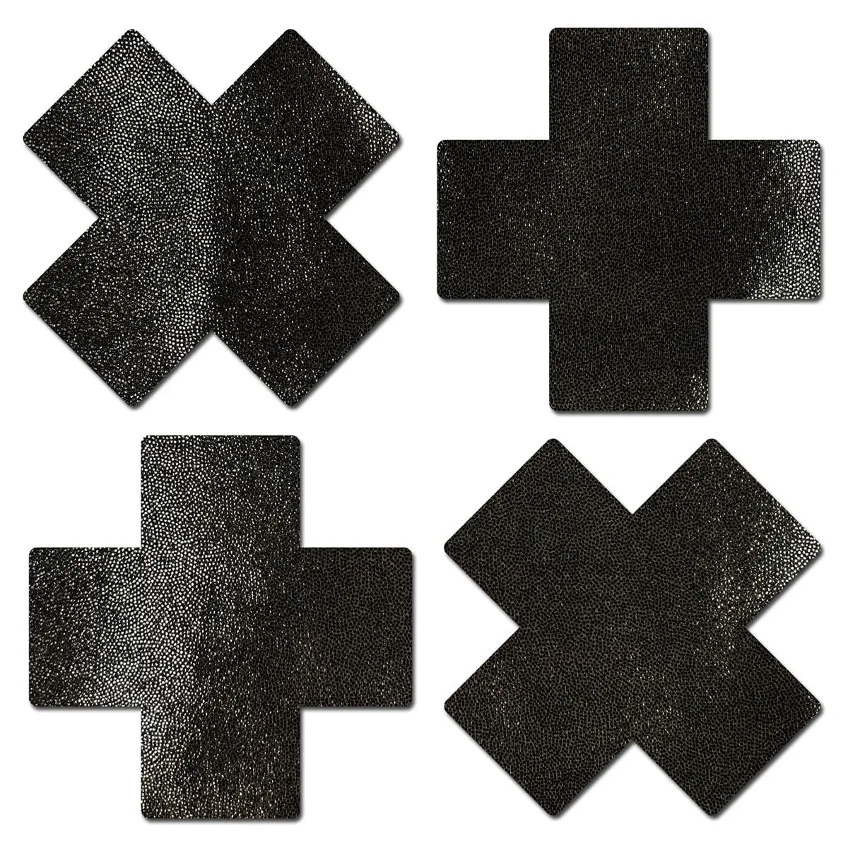 Pastease Petite Crosses 4pc - Black Pastease