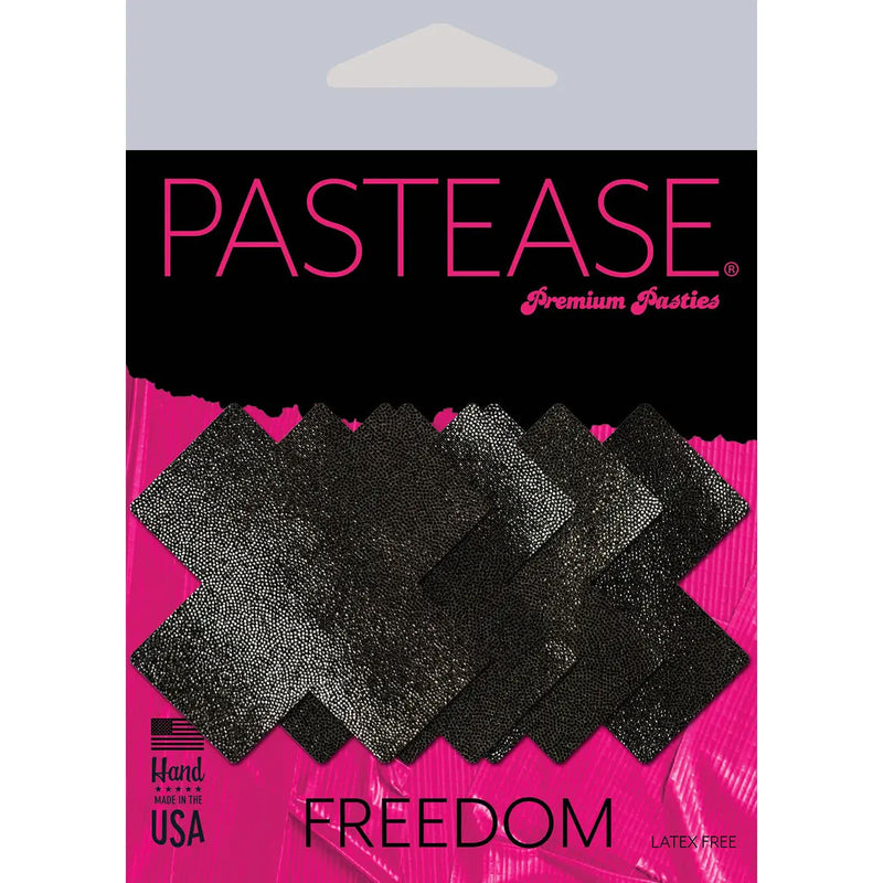 Pastease Petite Crosses 4pc - Black Pastease