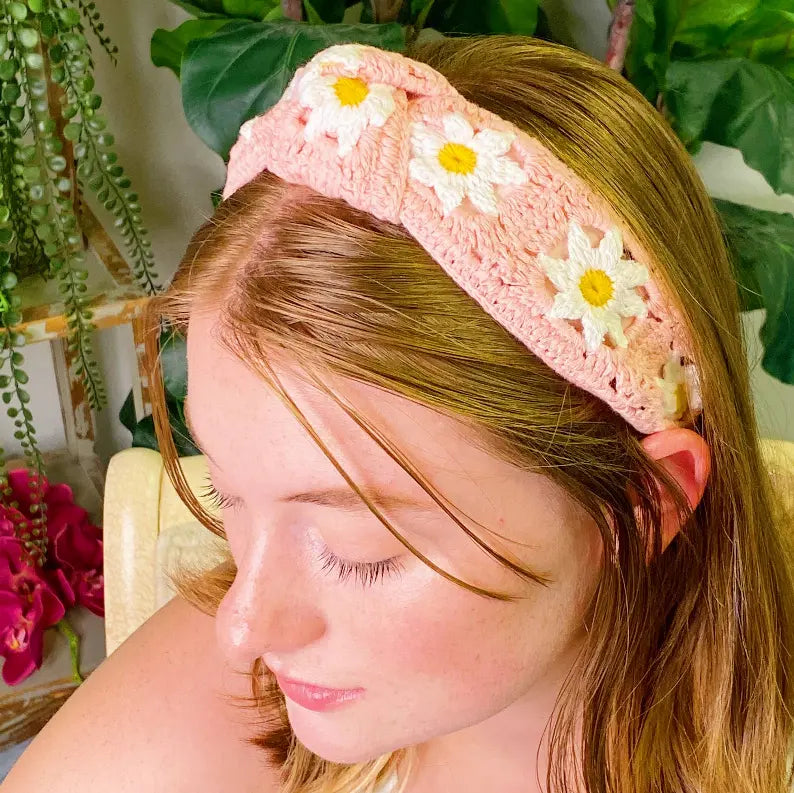 Patchwork Crochet Headband Ellison+Young