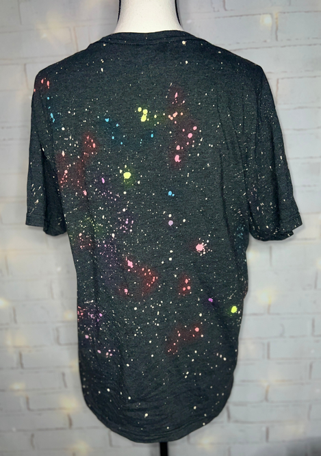 Patchwork Reverse Tie Dye Blank Tee The Blended Owl