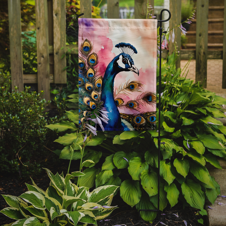 Peacock Garden Flag Caroline's Treasures