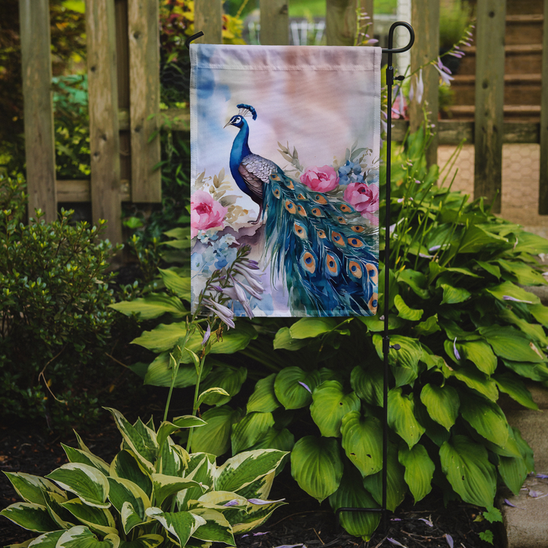 Peacock Garden Flag Caroline's Treasures