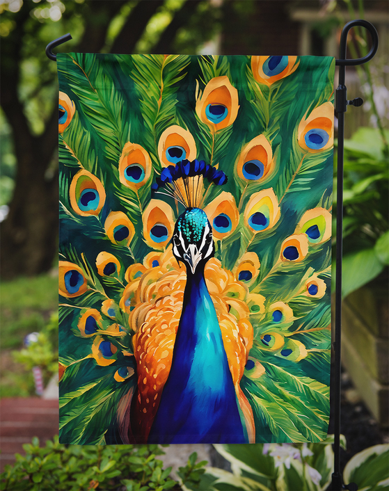 Peacock Garden Flag Caroline's Treasures