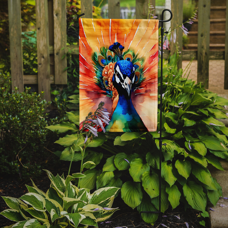 Peacock Garden Flag Caroline's Treasures