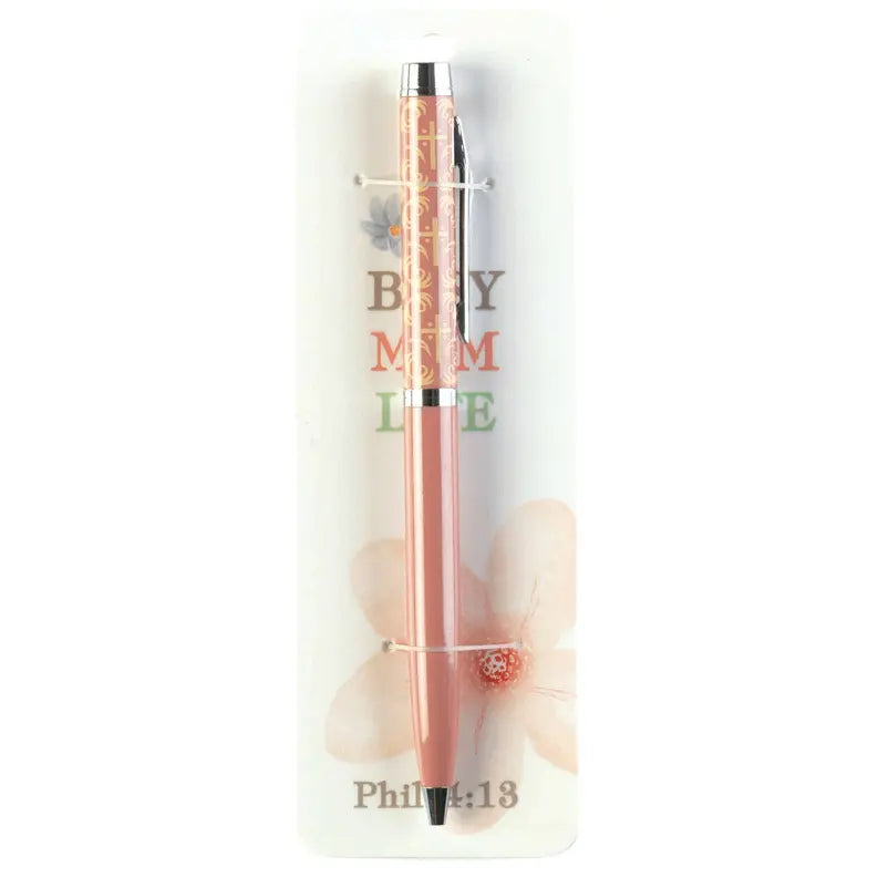 Pen Busy Mom Life Philippians 4:13 Dicksons Inc