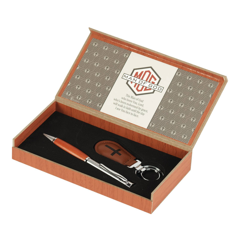 Pen/Key Set Man Of God Dicksons Inc