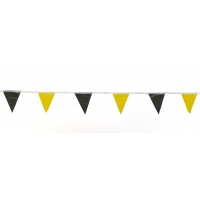 Pennant Banner Flags, 60 ft., Yellow/Bla MUTUAL INDUSTRIES INC.