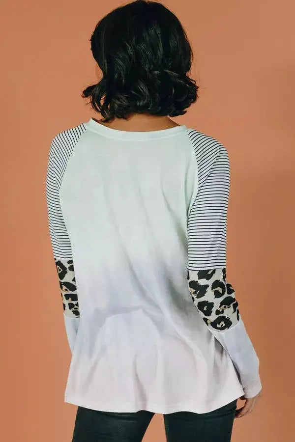 Penny Tie Dye Long Sleeve Top Stay Warm in Style