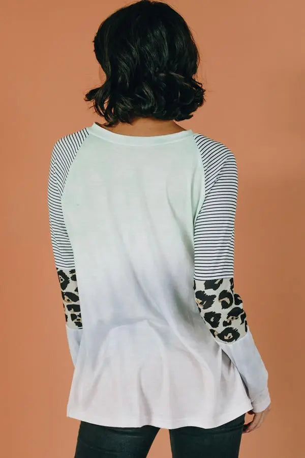 Penny Tie Dye Long Sleeve Top Stay Warm in Style