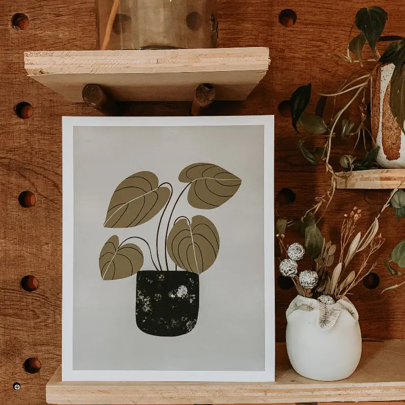 Peperomia The Crafted Prints