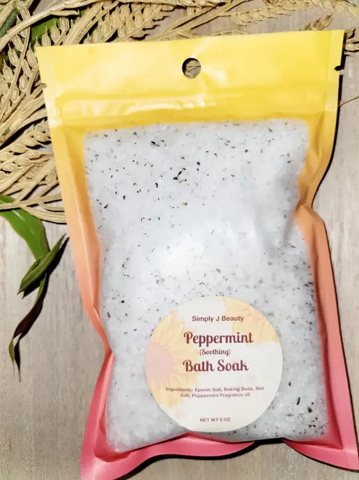 Peppermint Foot Soak (Soothing) Simply J. Beauty