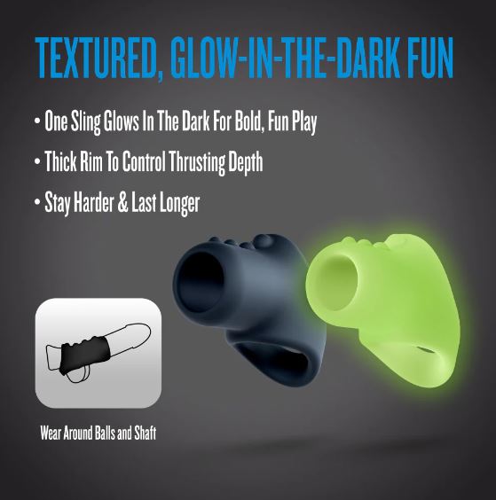 Performance Plus Flare 2 Cocksling Set Glow In The Dark Blush Novelties