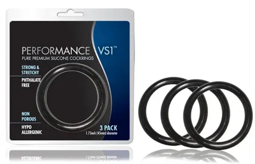 Performance Rings Vs1 - Medium - Black Blush Novelties
