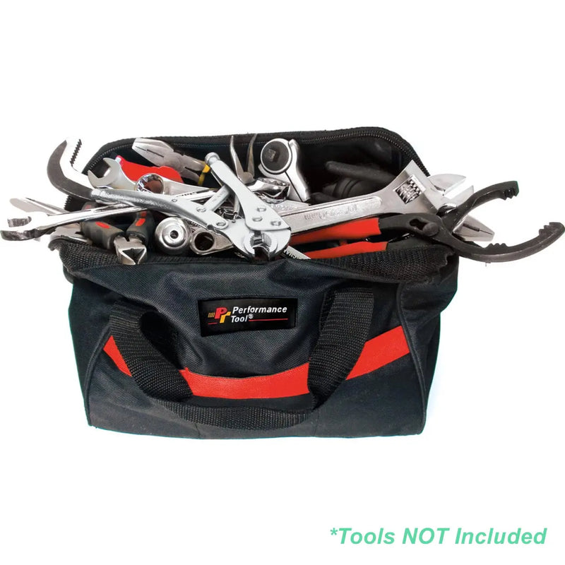 Performance Tool 12" Heavy Duty Tool Pouch With 3 Pockets PERFORMANCETOOL