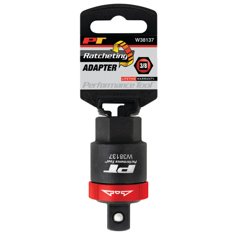 Performance Tool 3/8" Drive Ratcheting Adapter PERFORMANCETOOL