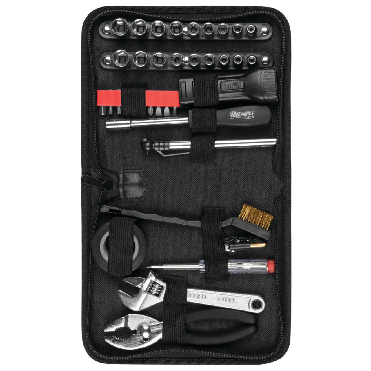 Performance Tool Compact Tool Set With Zipper Case (38 Piece Set) PERFORMANCETOOL