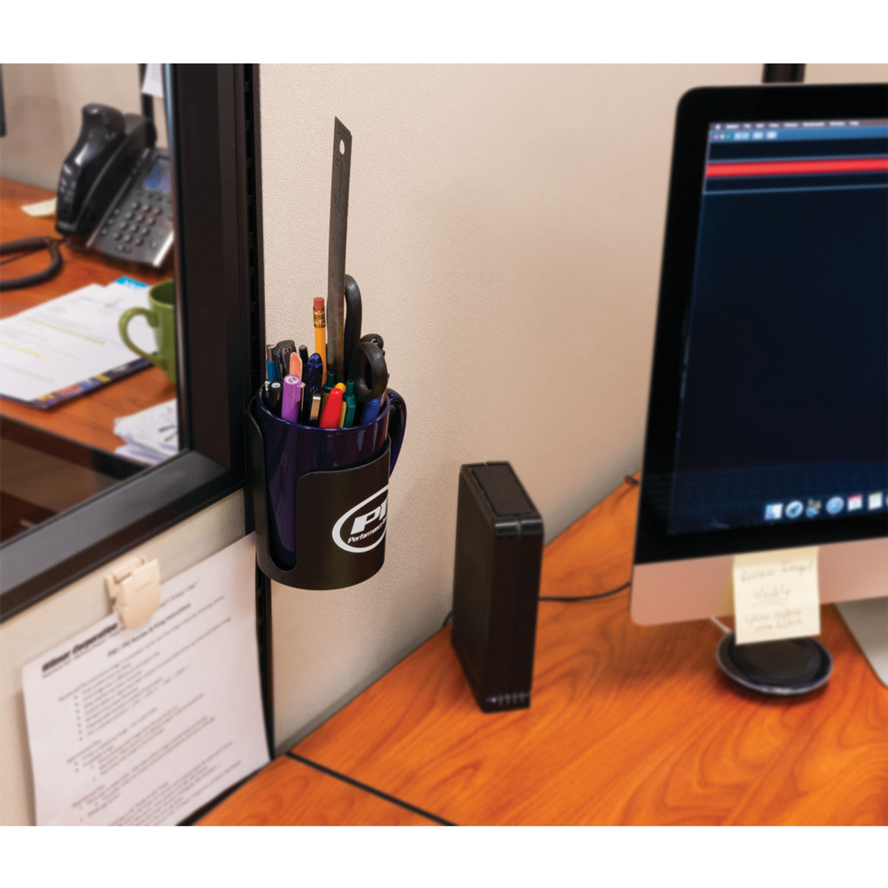 Performance Tool Magnetic Cup Caddy - Black PERFORMANCETOOL