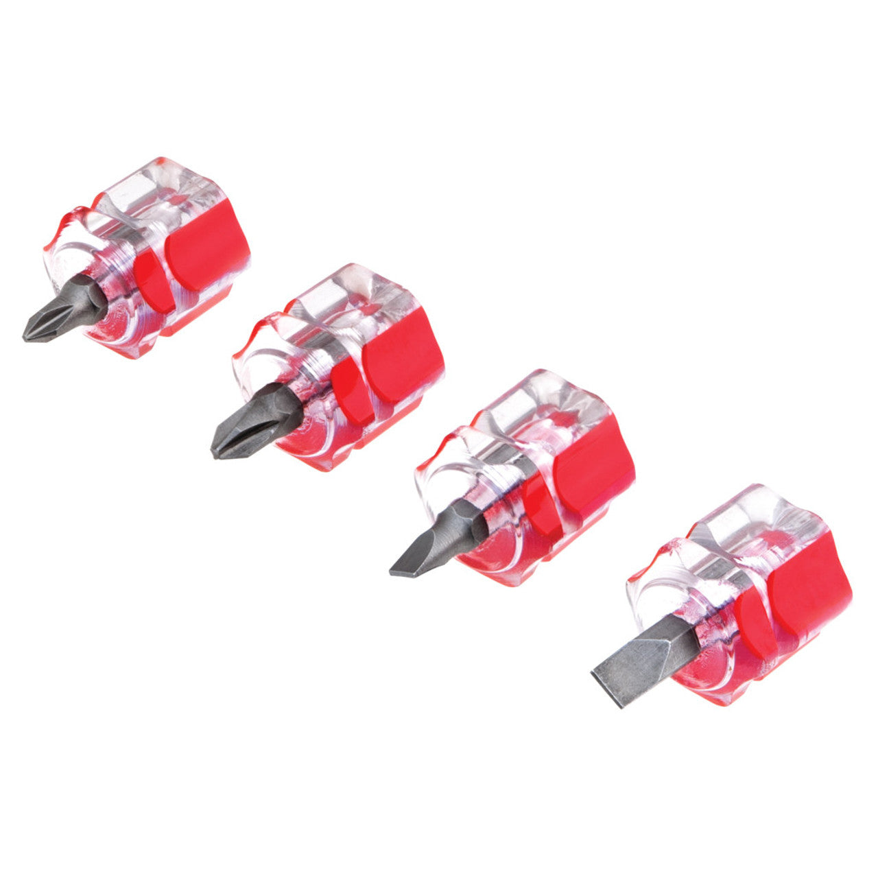 Performance Tool Mini Stubby Screwdriver Set (4 Piece Set) PERFORMANCETOOL