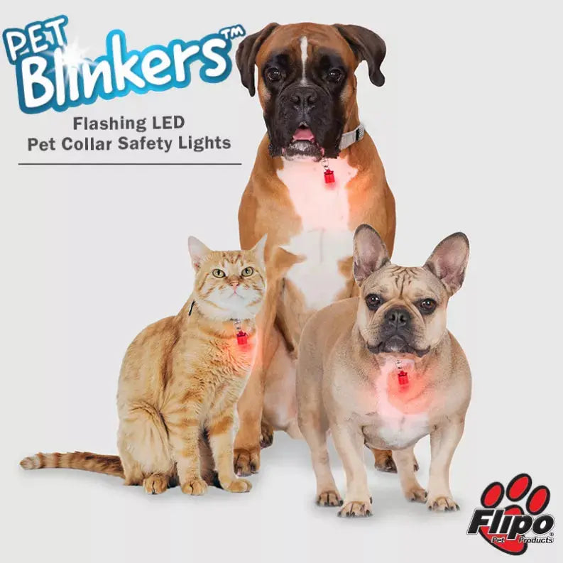 Pet Blinkers Flashing LED Pet Safety Light Flipo