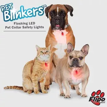 Pet Blinkers Flashing LED Pet Safety Light Flipo