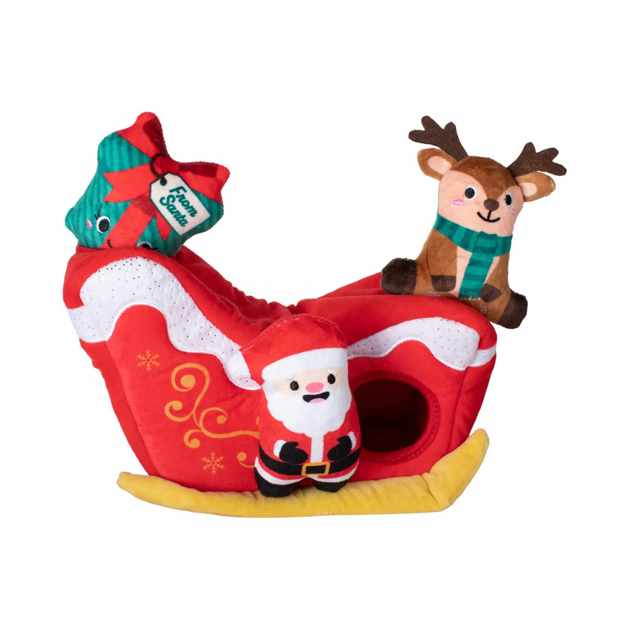 PetShop by Fringe Studio Hold On For Deer Life Hide & Seek Plush Dog Toy PetShop by Fringe Studio
