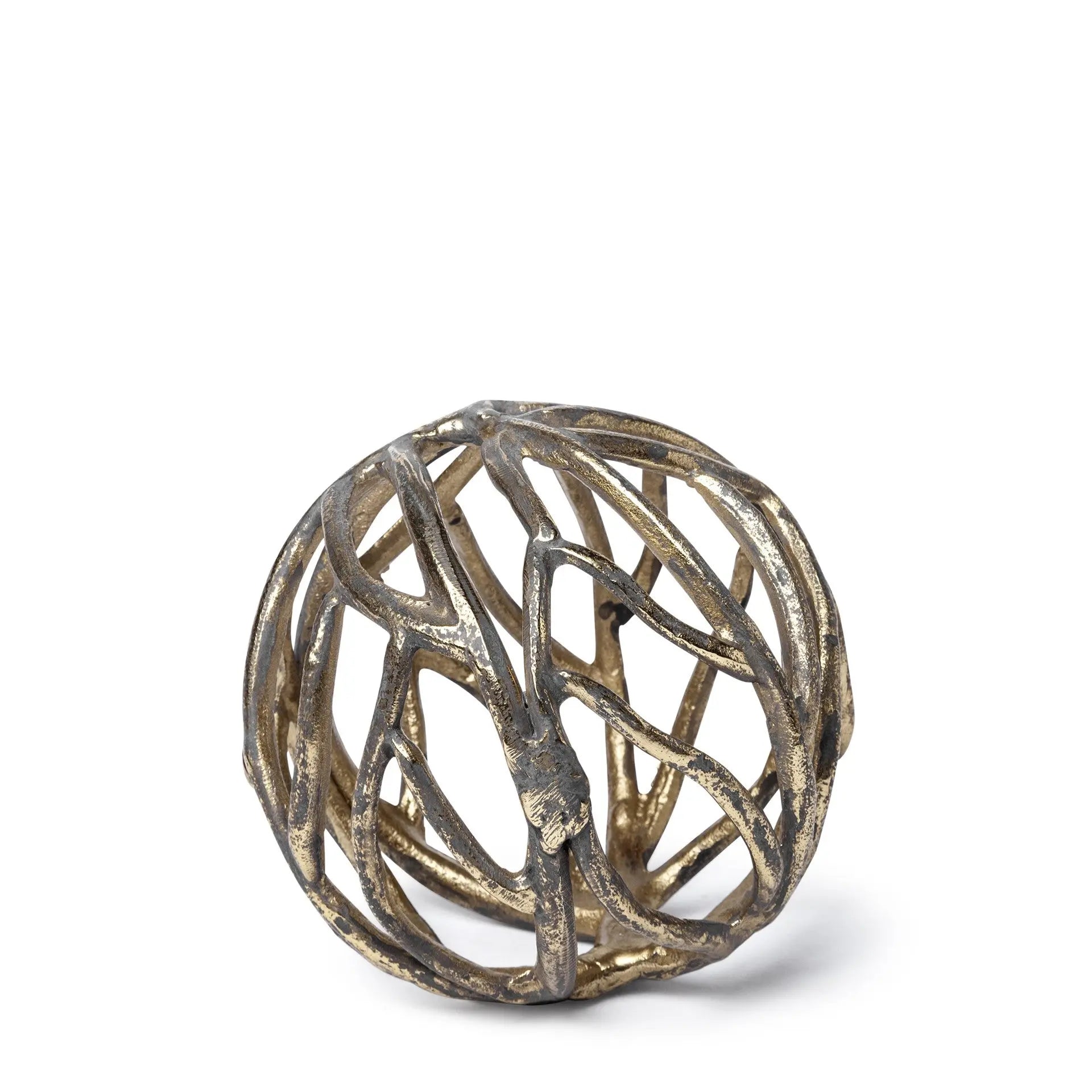 Petite Gold Metal Tree Branch Sculpture Homeroots Home Decor