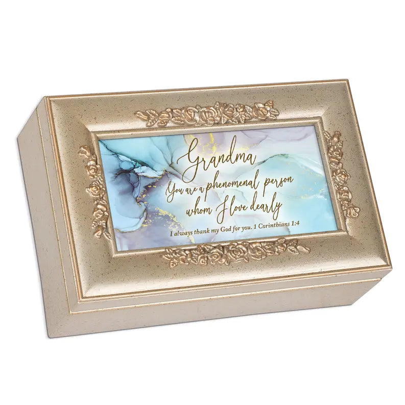 Petite Music Box Rose Phenomenal Grandma Dicksons Inc