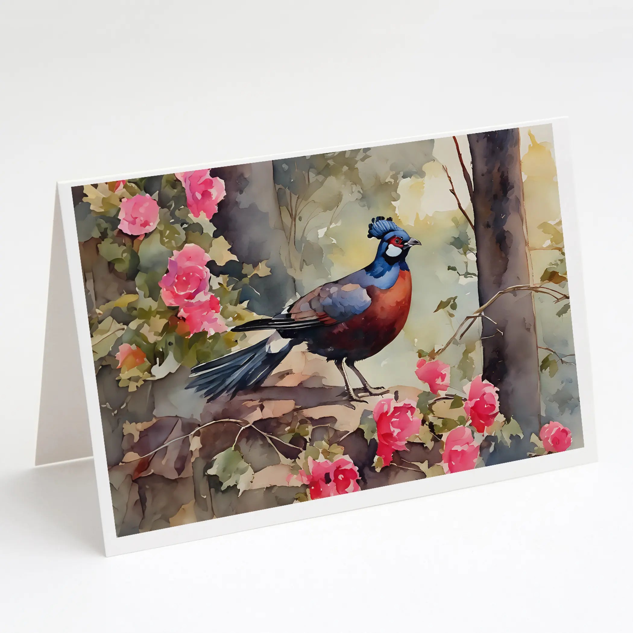Pheasant Greeting Cards Pack of 8 Caroline's Treasures