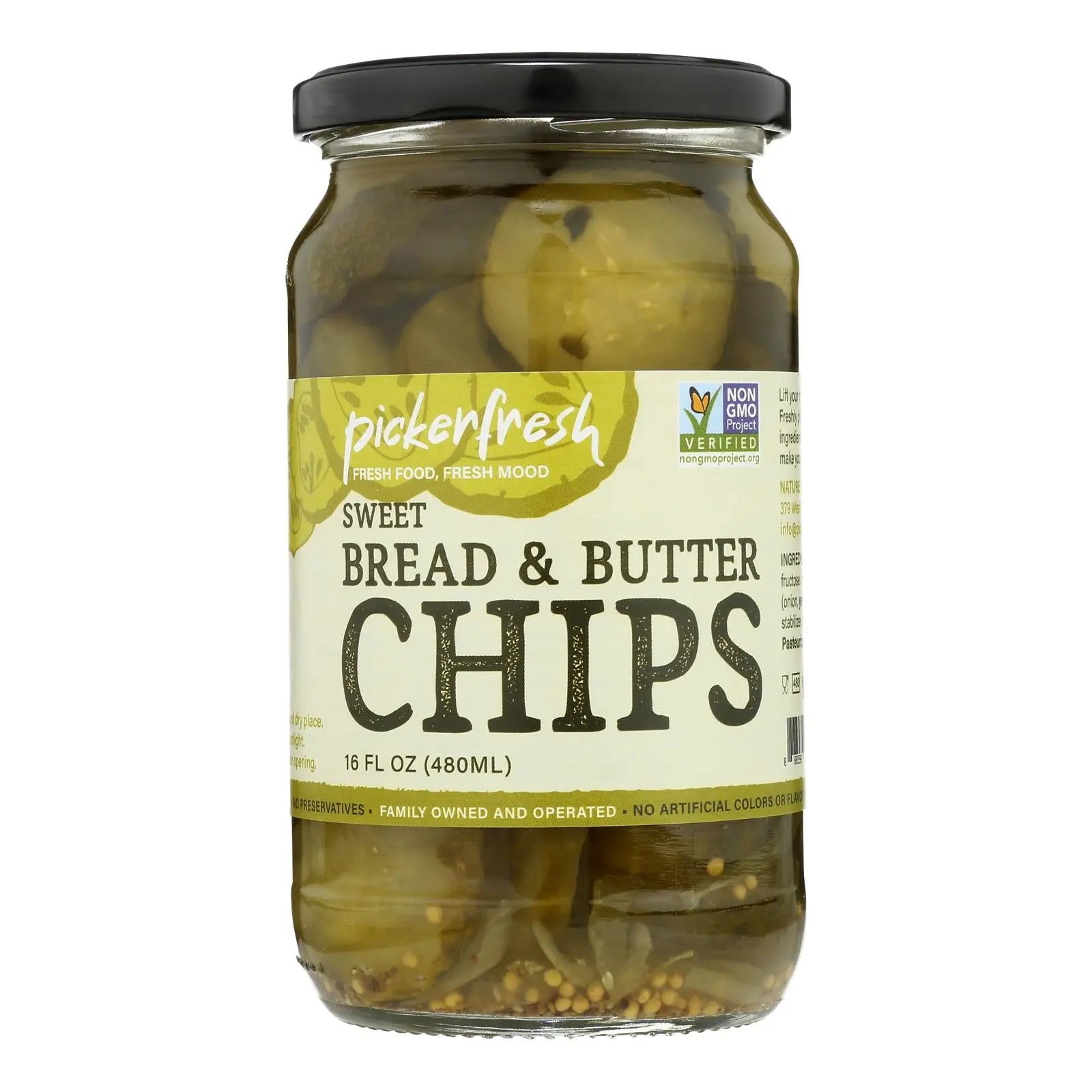 Pickerfresh - Chips Sweet Bread & Butter - Case Of 6-16 Fluid Ounces Pickerfresh