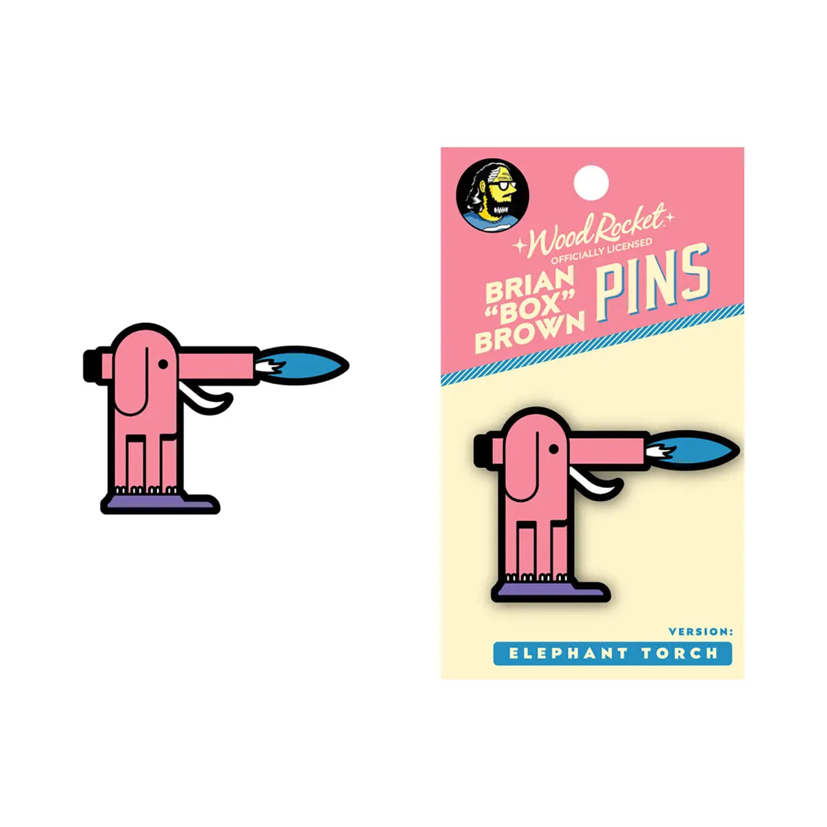 Pin Elephant Torch Wood Rocket