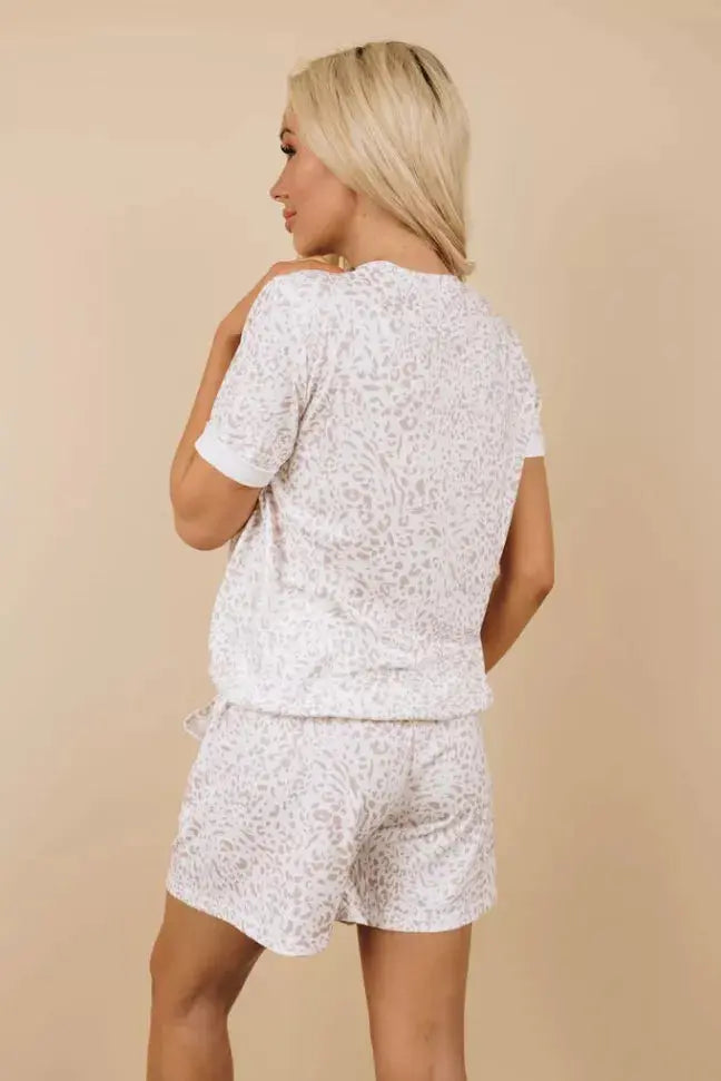 Pin In It Leopard Loungewear Set Stay Warm in Style