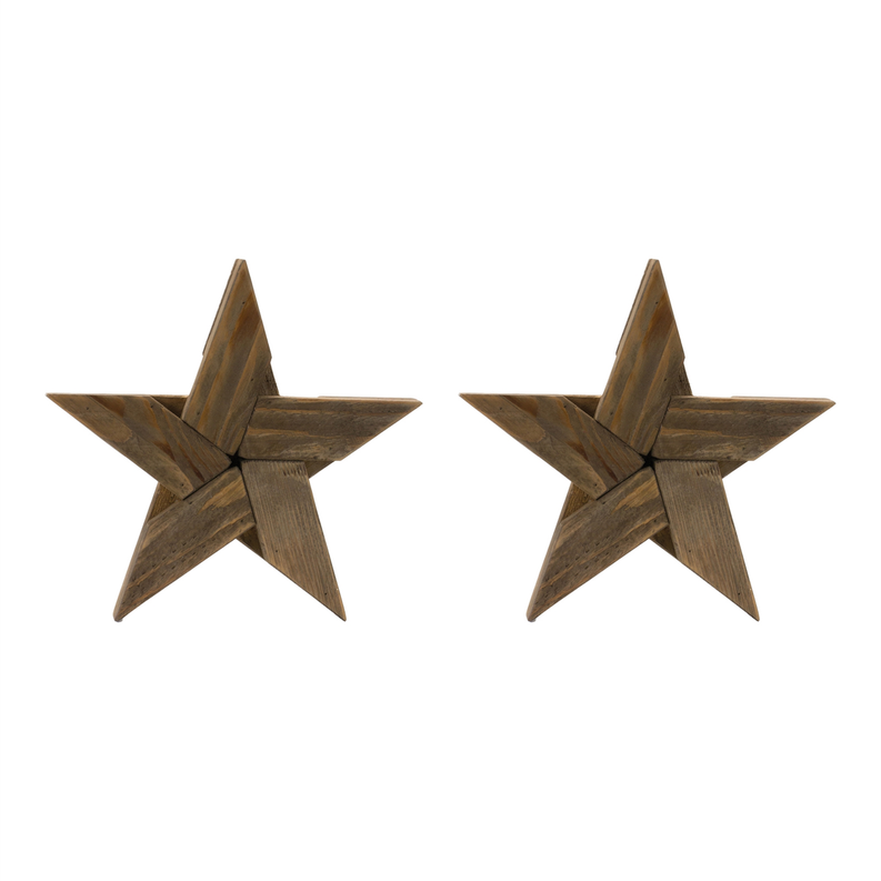Pine Wood Star Decor Melrose International