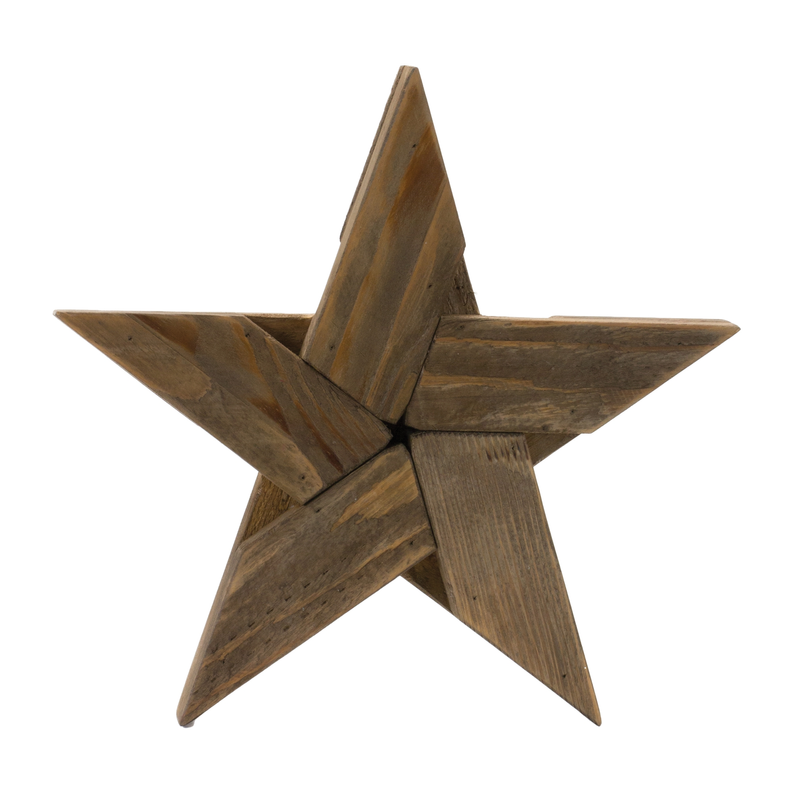 Pine Wood Star Decor Melrose International