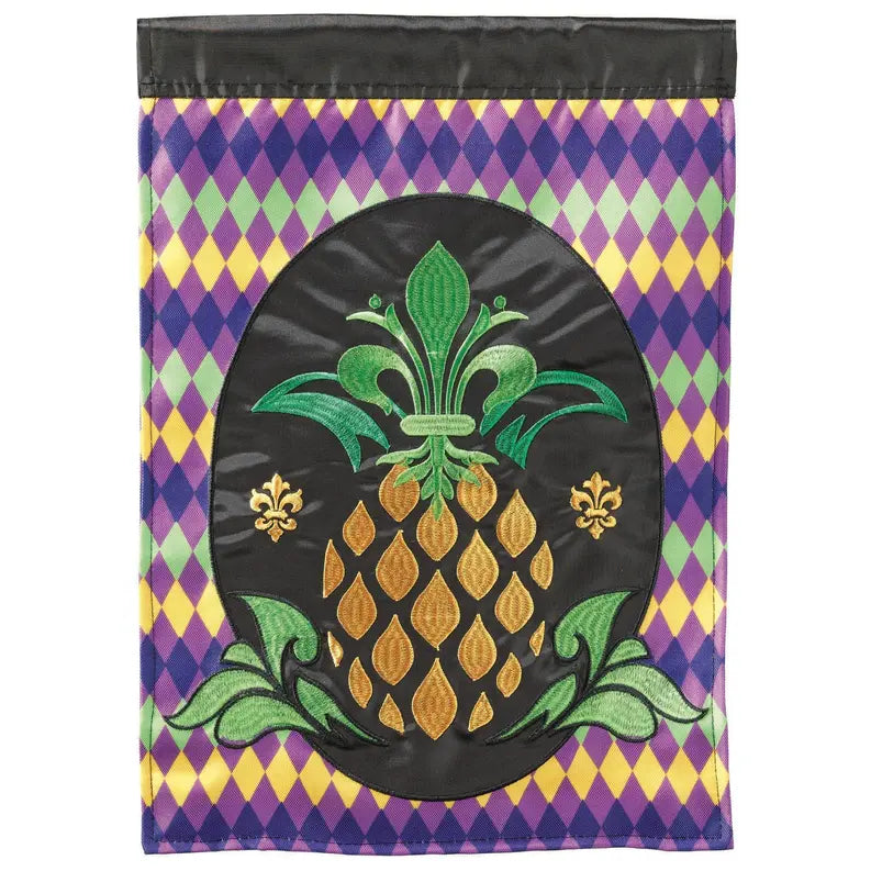 Pineapple Fleur De Lis Flag Plus Dicksons Inc