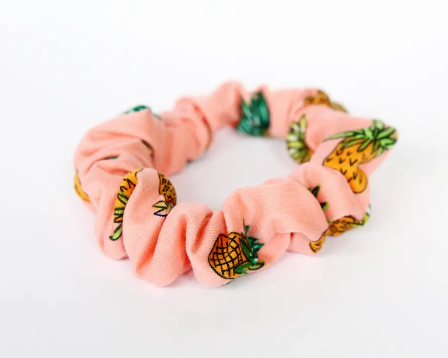 Pink Pineapple Mini Scrunchie Vi Bella