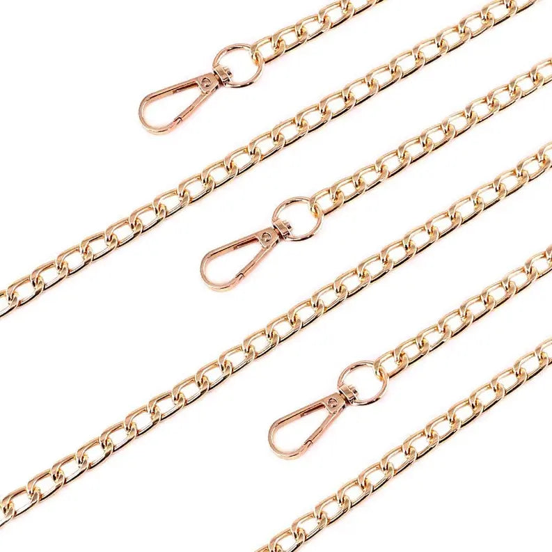 Pink Rhinestone & Gold Metal Lead Bark Fifth Avenue