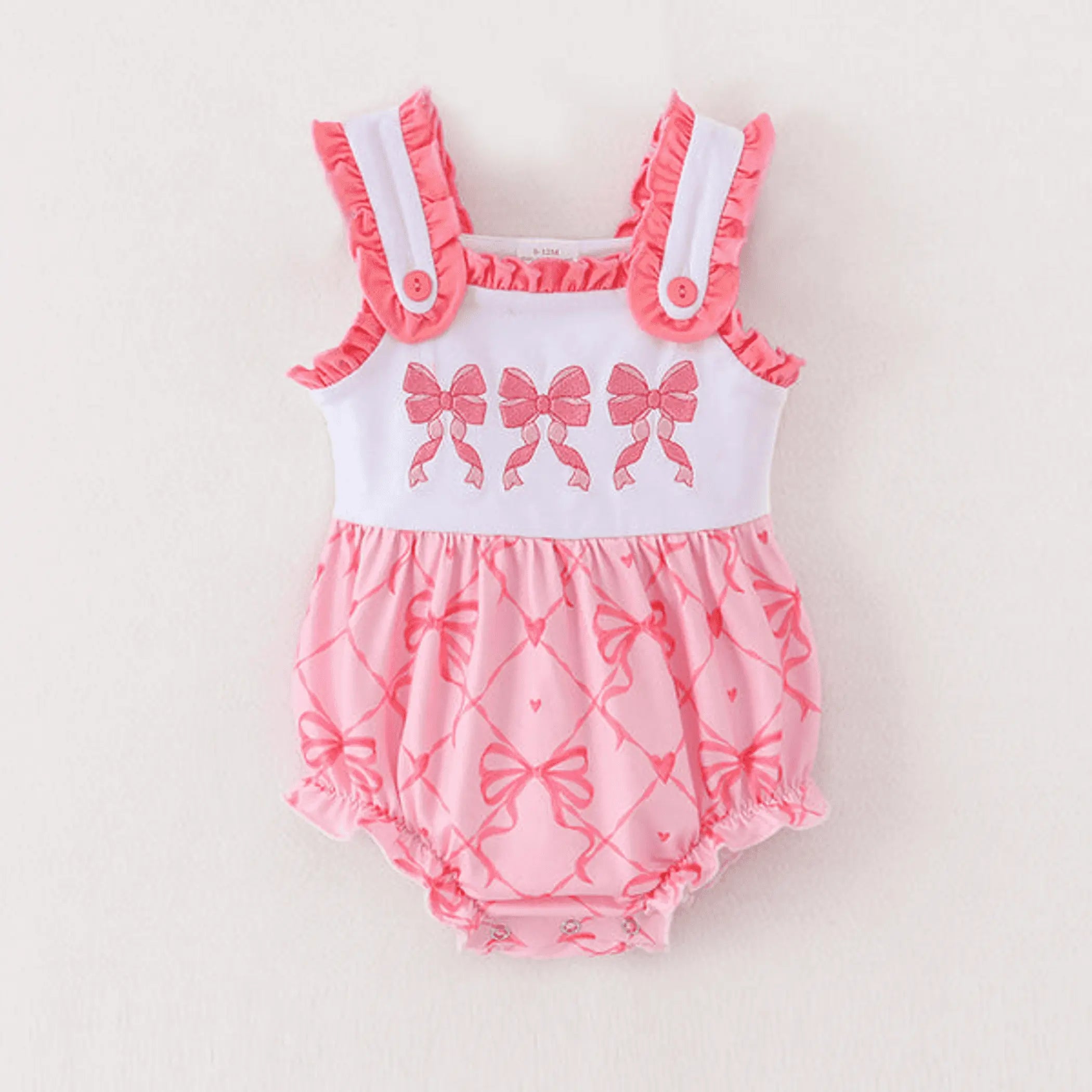 Pink Ribbon Romper Melina & Me