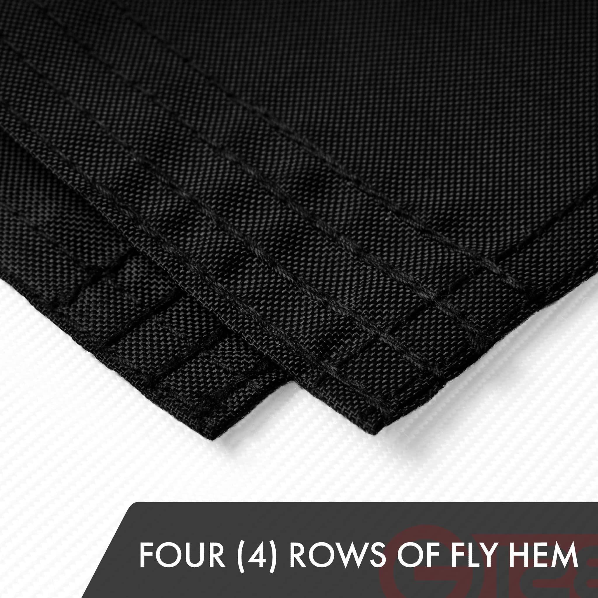 Pirate Jolly Roger Bones Flag | 1x1.5 Ft | ToughWeave Series Embroidered 300D Polyester | Novelty Flag Embroidered Design Indoor Outdoor Brass Grommets G128