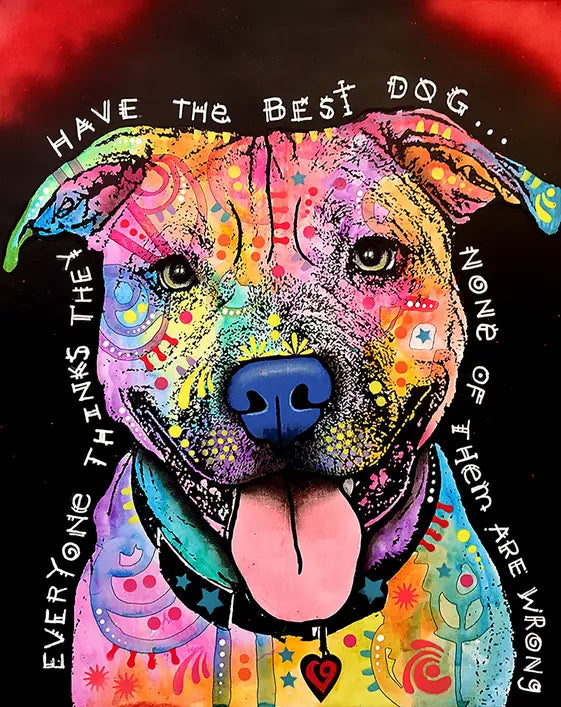 Pit Bull 10 - Best of Breed Dean Russo House and Garden Flags Best of Breed