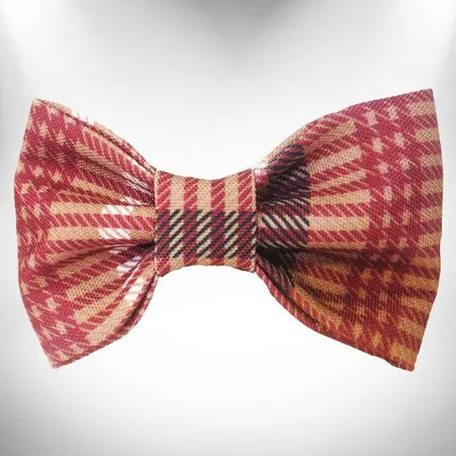 Plaid Dog Bow Tie Walk-e-Woo